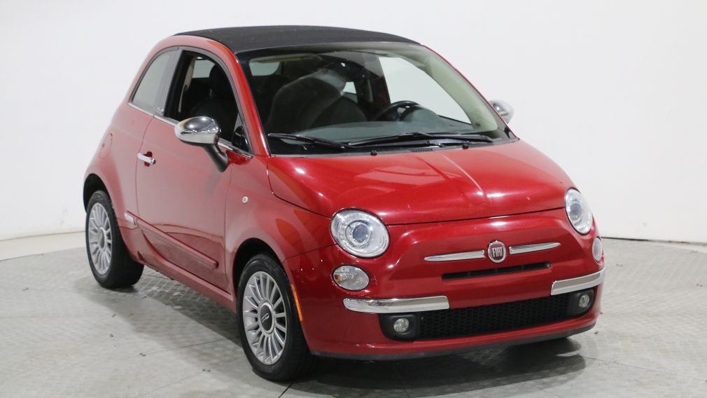 2012 Fiat 500 Lounge MANUELLE CUIR AC GR ELECT MAGS BLUETOOTH #0
