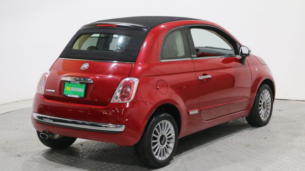 2012 Fiat 500 Lounge MANUELLE CUIR AC GR ELECT MAGS BLUETOOTH #7