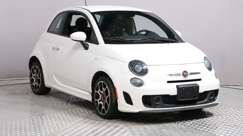 2014 Fiat 500 SPORT TURBO CUIR A/C GR ELECT MAGS BLUETOOTH #0