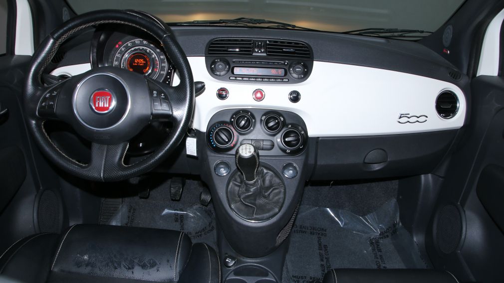 2014 Fiat 500 SPORT TURBO CUIR A/C GR ELECT MAGS BLUETOOTH #11