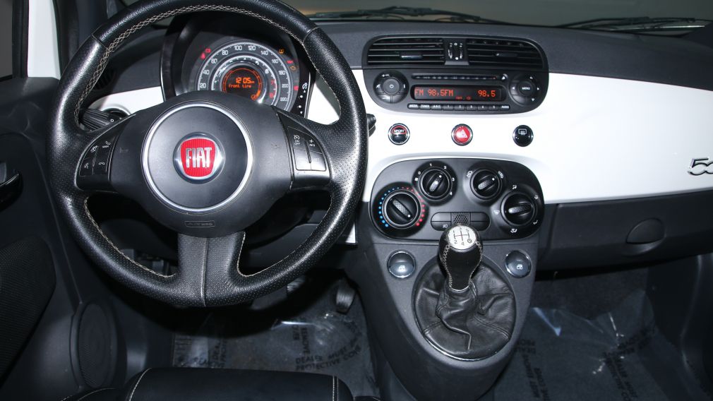 2014 Fiat 500 SPORT TURBO CUIR A/C GR ELECT MAGS BLUETOOTH #12