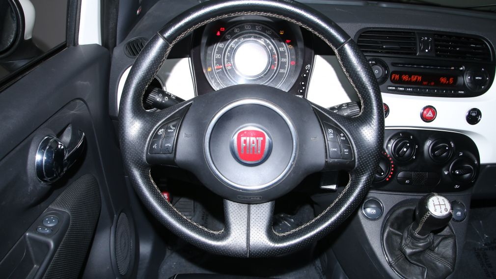 2014 Fiat 500 SPORT TURBO CUIR A/C GR ELECT MAGS BLUETOOTH #14