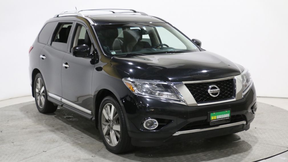 2015 Nissan Pathfinder PLATINUM 4WD CUIR TOIT PANO NAVIGATION DVD #0