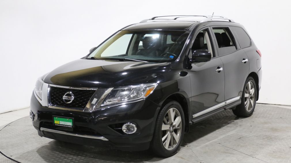 2015 Nissan Pathfinder PLATINUM 4WD CUIR TOIT PANO NAVIGATION DVD #2