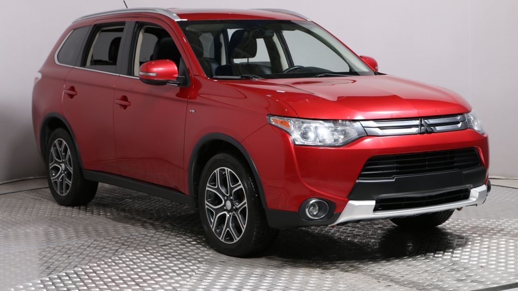 2015 Mitsubishi Outlander GT AWD CUIR TOIT MAGS 7 PASSAGERS #0