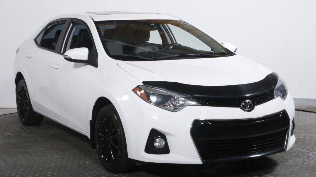 2015 Toyota Corolla S  MAGS CUIR/TISS BLUETOOTH CAMERA RECUL TOIT #0