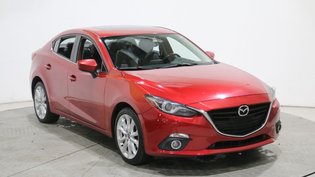 2015 Mazda 3 GT AUTO MAGS CUIR TOIT OUVRANT NAVIGATION CAMERA #0