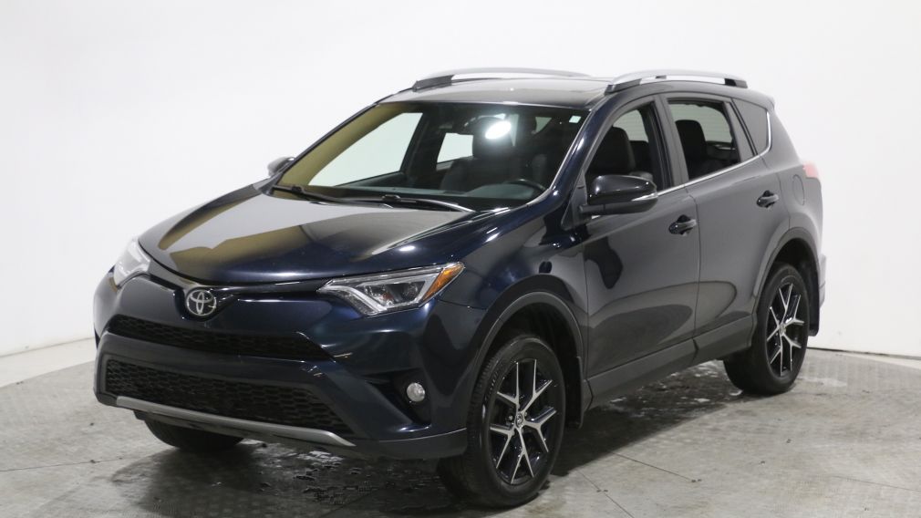 2017 Toyota Rav 4 SE AWD AUTO MAGS BLUETOOTH CUIR TOIT NAVIGATION #2