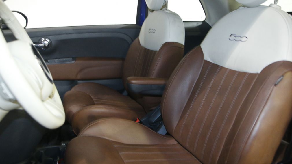 2012 Fiat 500 Lounge AUTO A/C CUIR TOIT MAGS BLUETOOTH BAS KM #11