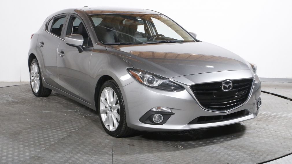 2015 Mazda 3 GT MANUELLE A/C GR ÉLECT TOIT CAMÉRA DE RECUL CUIR #0