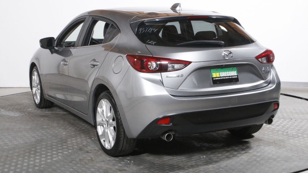 2015 Mazda 3 GT MANUELLE A/C GR ÉLECT TOIT CAMÉRA DE RECUL CUIR #4