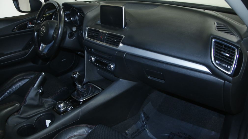 2015 Mazda 3 GT MANUELLE A/C GR ÉLECT TOIT CAMÉRA DE RECUL CUIR #24