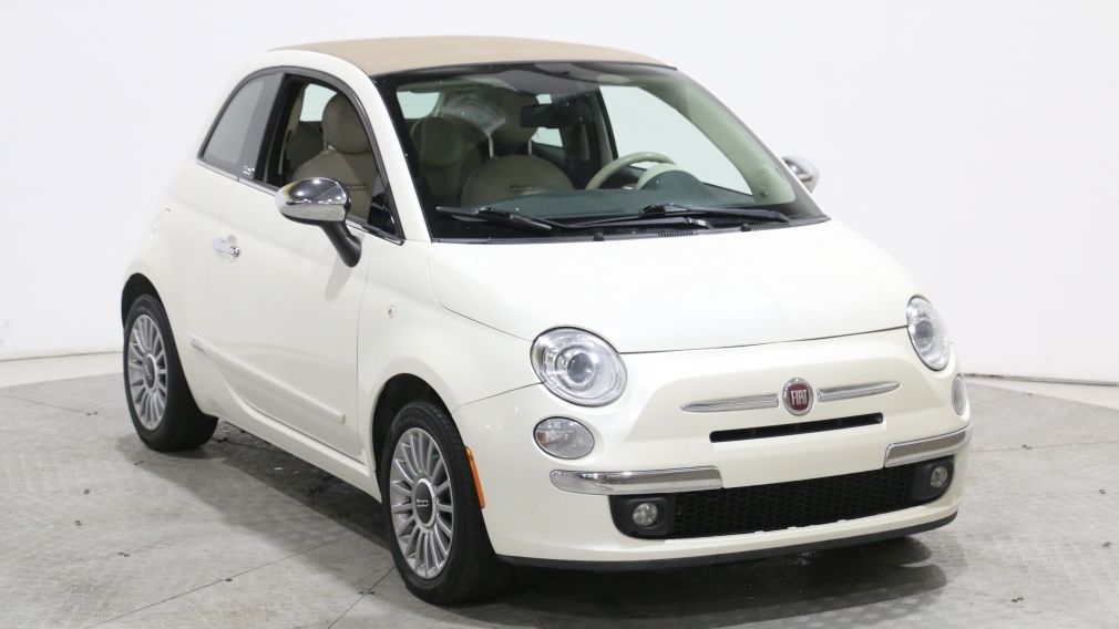 2013 Fiat 500 Lounge CONVERTIBLE AUTO AC GR ELECT MAGS BLUETOOTH #0