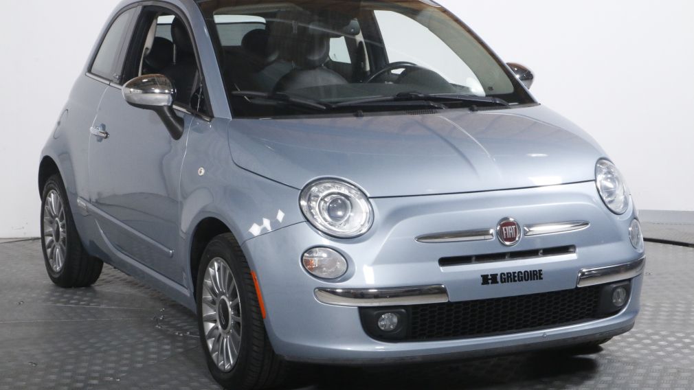 2013 Fiat 500 CONVERTIBLE LOUNGE AUTO A/C CUIR BAS KILO #0