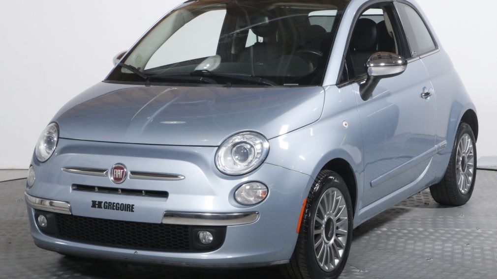 2013 Fiat 500 CONVERTIBLE LOUNGE AUTO A/C CUIR BAS KILO #3