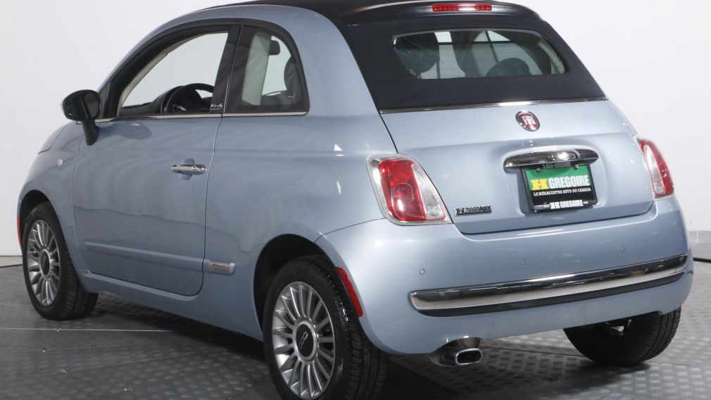 2013 Fiat 500 CONVERTIBLE LOUNGE AUTO A/C CUIR BAS KILO #5