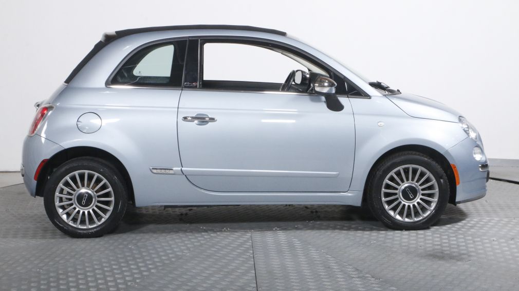 2013 Fiat 500 CONVERTIBLE LOUNGE AUTO A/C CUIR BAS KILO #8