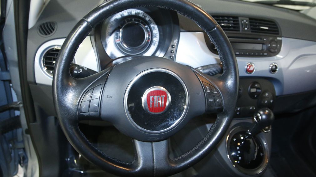 2013 Fiat 500 CONVERTIBLE LOUNGE AUTO A/C CUIR BAS KILO #13