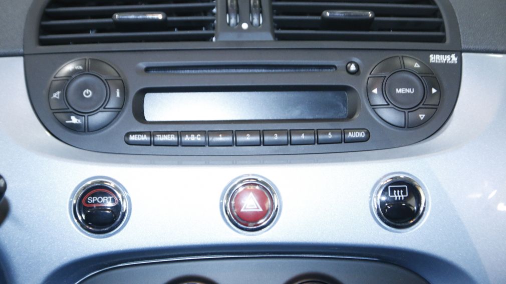 2013 Fiat 500 CONVERTIBLE LOUNGE AUTO A/C CUIR BAS KILO #14