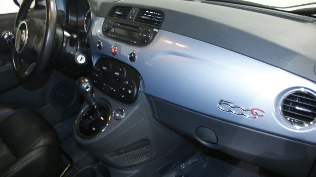 2013 Fiat 500 CONVERTIBLE LOUNGE AUTO A/C CUIR BAS KILO #22