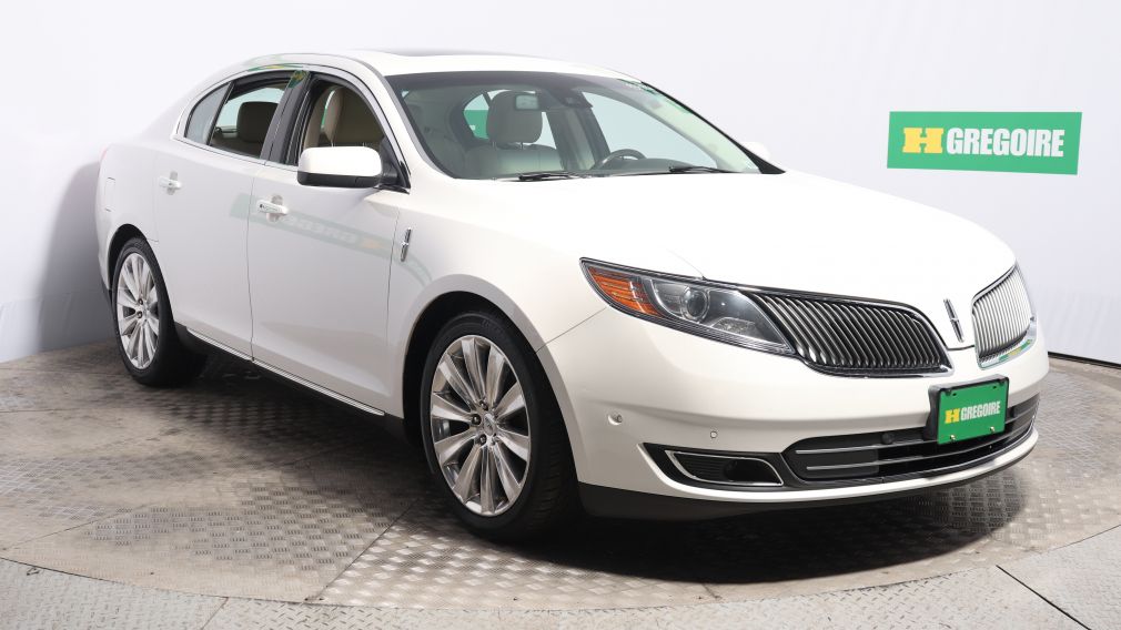 2013 Lincoln MKS EcoBoost AWD CUIR TOIT MAGS CAM RECUL #0