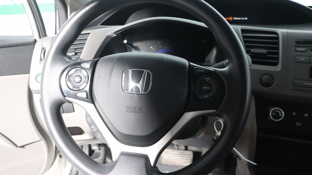 2012 Honda Civic LX AUTO A/C BLUETOOTH #12