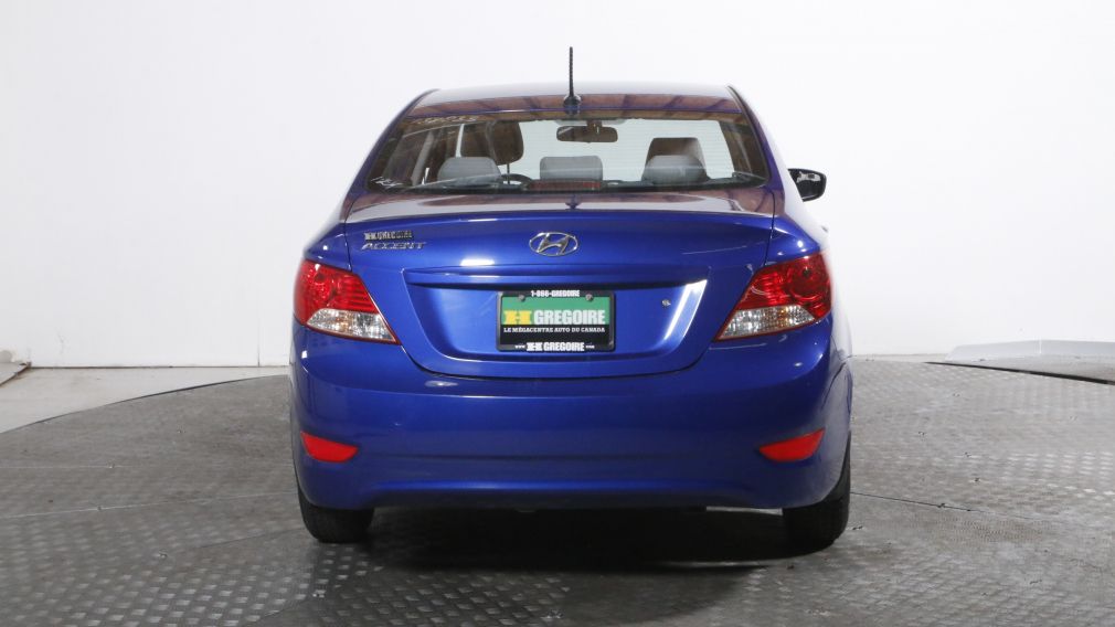 2012 Hyundai Accent L AUTOMATIQUE BAS KILOMÈTRAGE #6