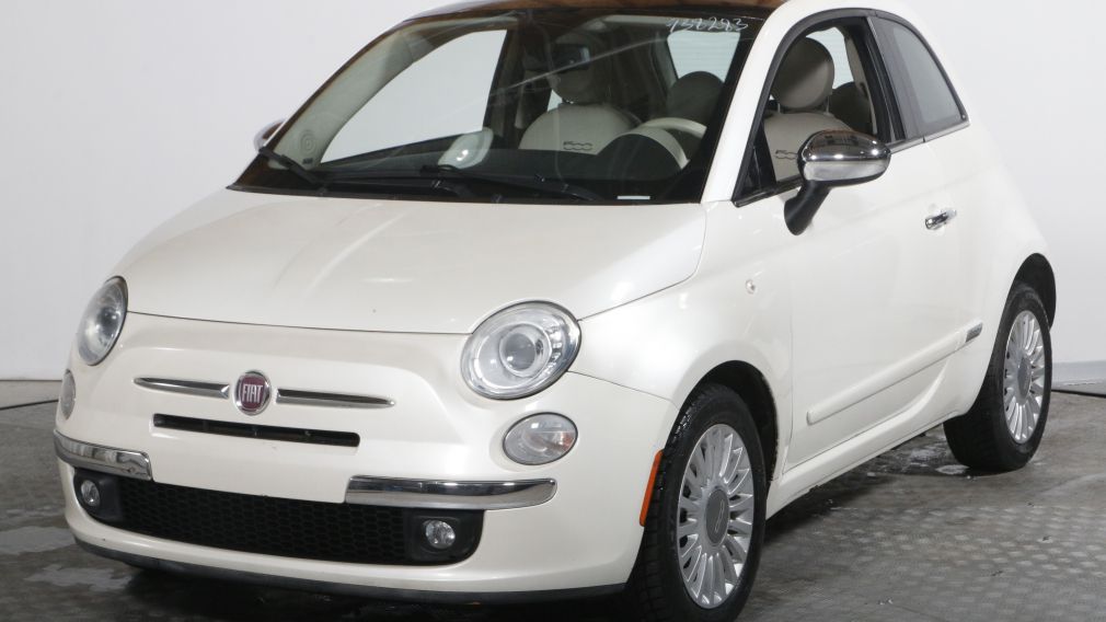 2012 Fiat 500 C LOUNGE AUTO  A/C  CUIR MAGS  TOIT #2