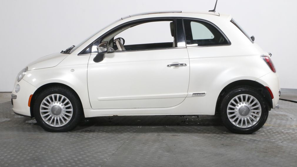 2012 Fiat 500 C LOUNGE AUTO  A/C  CUIR MAGS  TOIT #4