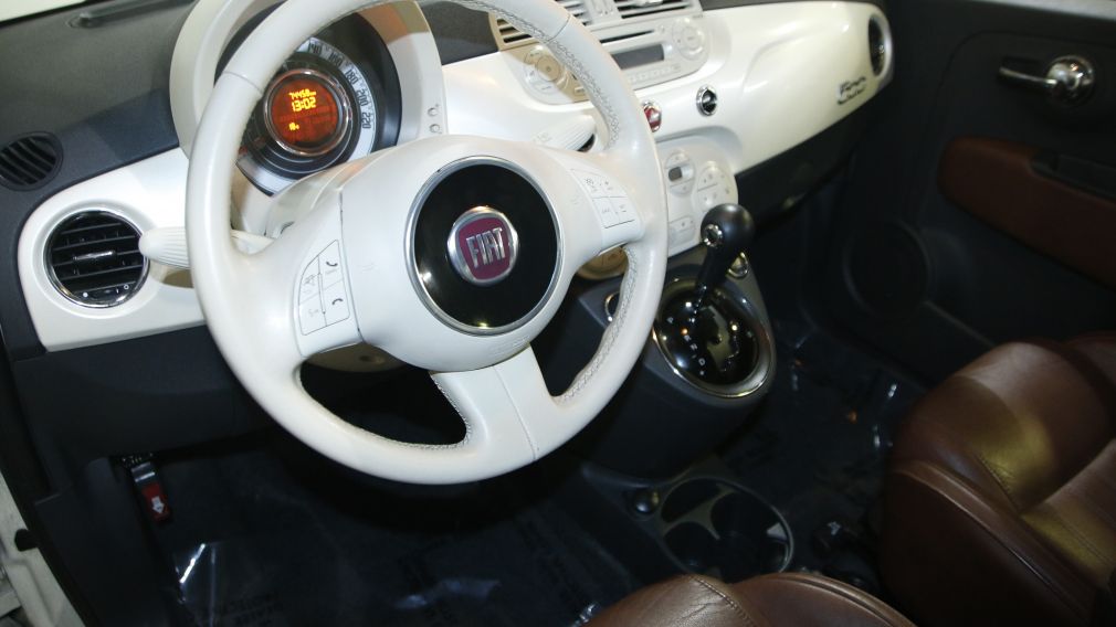 2012 Fiat 500 C LOUNGE AUTO  A/C  CUIR MAGS  TOIT #9