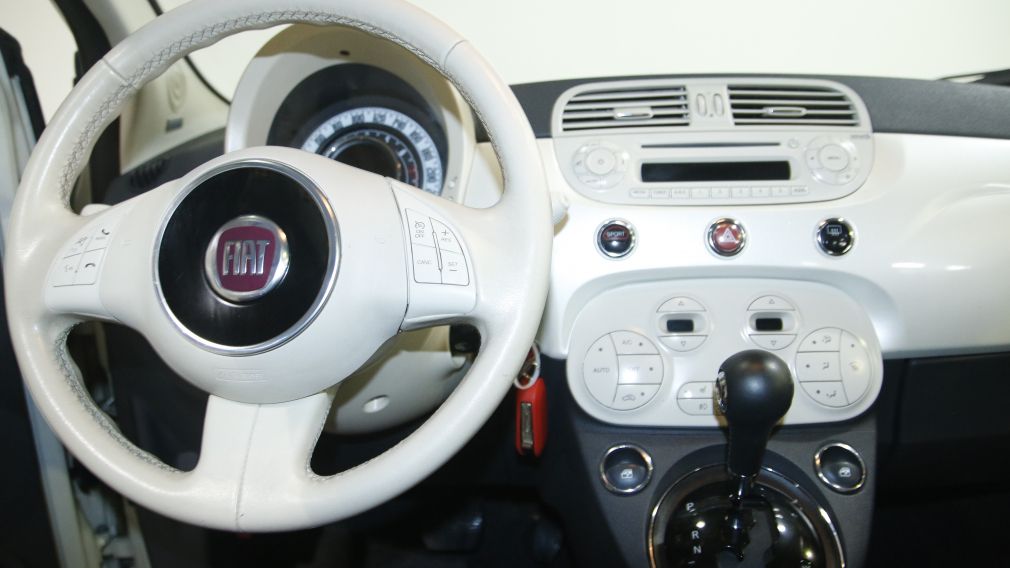 2012 Fiat 500 C LOUNGE AUTO  A/C  CUIR MAGS  TOIT #14