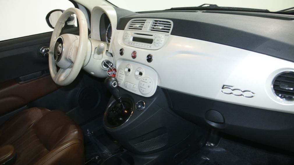 2012 Fiat 500 C LOUNGE AUTO  A/C  CUIR MAGS  TOIT #24