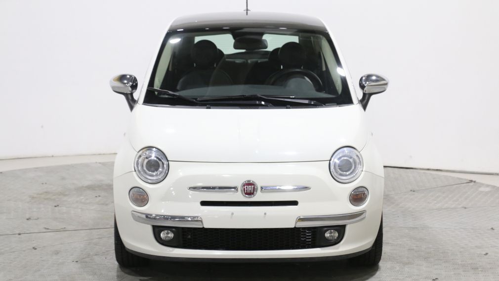 2014 Fiat 500 LOUNGE MANUELLE AC GR ELECT CUIR MAGS TOIT OUVRANT #2