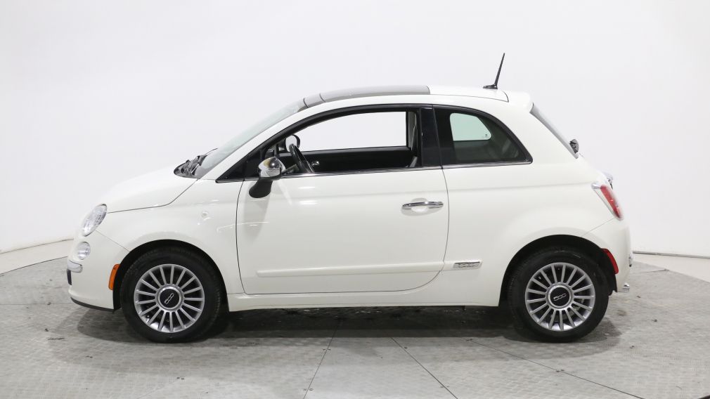 2014 Fiat 500 LOUNGE MANUELLE AC GR ELECT CUIR MAGS TOIT OUVRANT #4