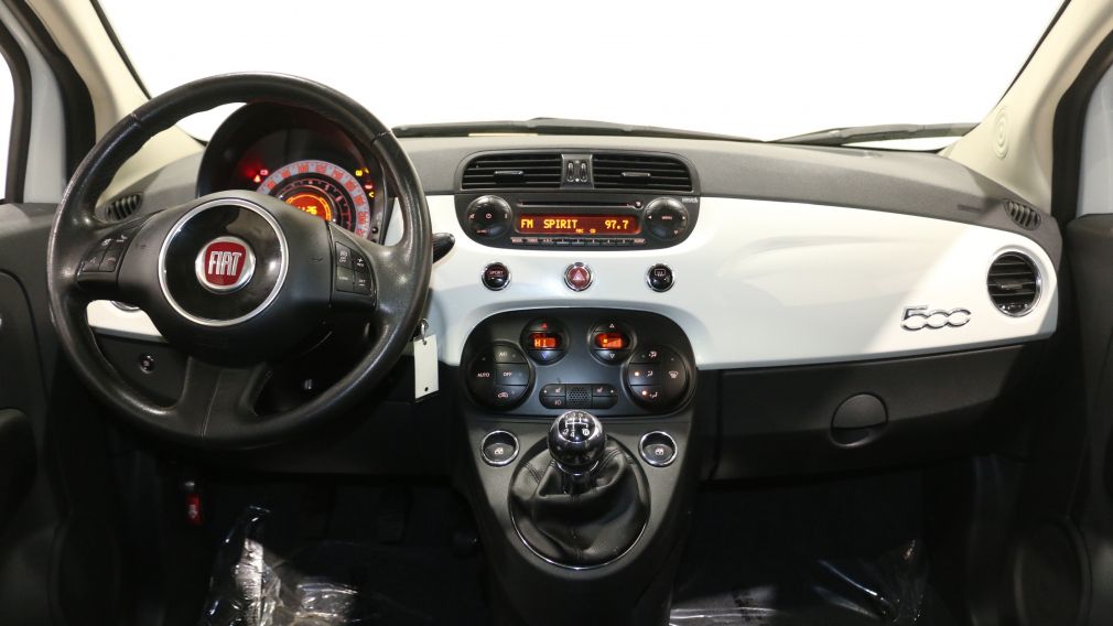 2014 Fiat 500 LOUNGE MANUELLE AC GR ELECT CUIR MAGS TOIT OUVRANT #12