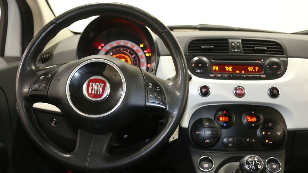2014 Fiat 500 LOUNGE MANUELLE AC GR ELECT CUIR MAGS TOIT OUVRANT #13