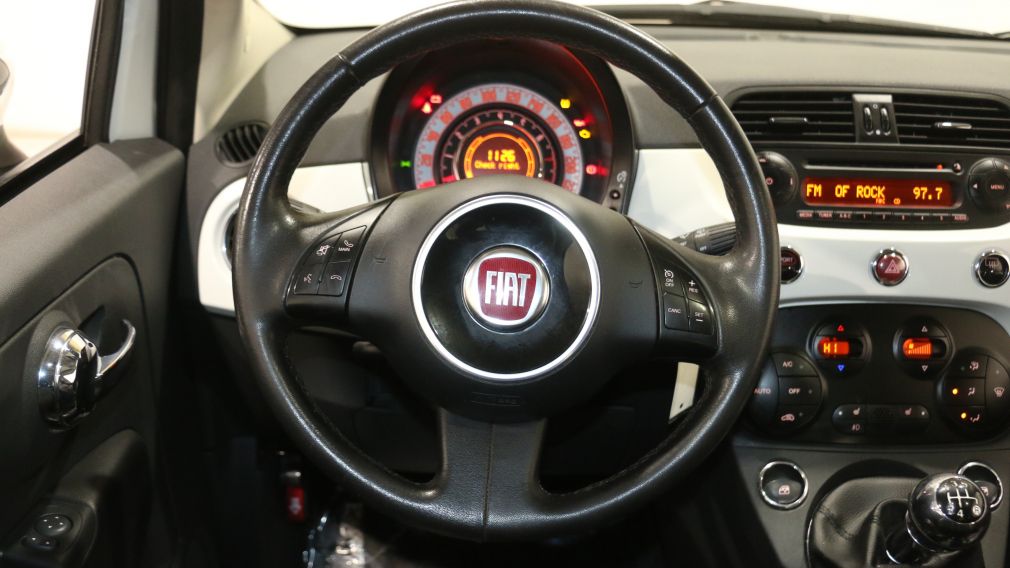2014 Fiat 500 LOUNGE MANUELLE AC GR ELECT CUIR MAGS TOIT OUVRANT #14