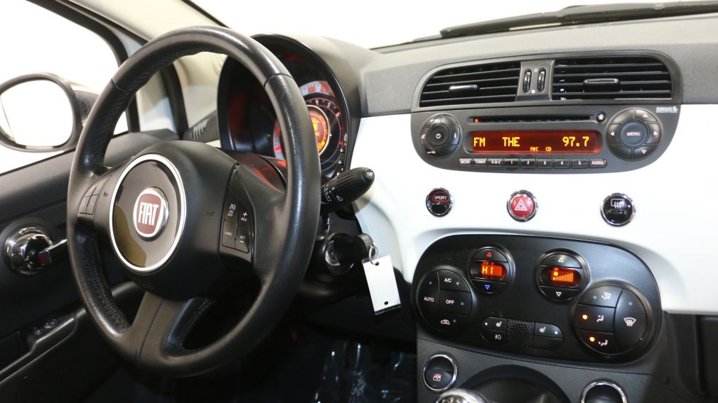2014 Fiat 500 LOUNGE MANUELLE AC GR ELECT CUIR MAGS TOIT OUVRANT #20