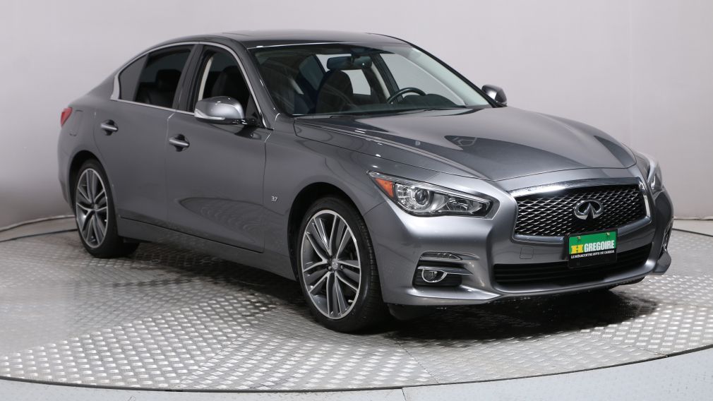 2015 Infiniti Q50 AWD CUIR TOIT NAV MAGS 19" BLUETOOTH CAM RECUL #0