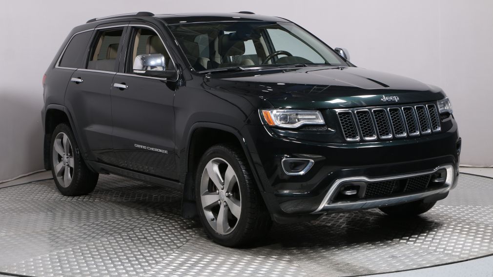 2014 Jeep Grand Cherokee OVERLAND DIESEL 4WD CUIR TOIT PANO MAGS 20'' #0