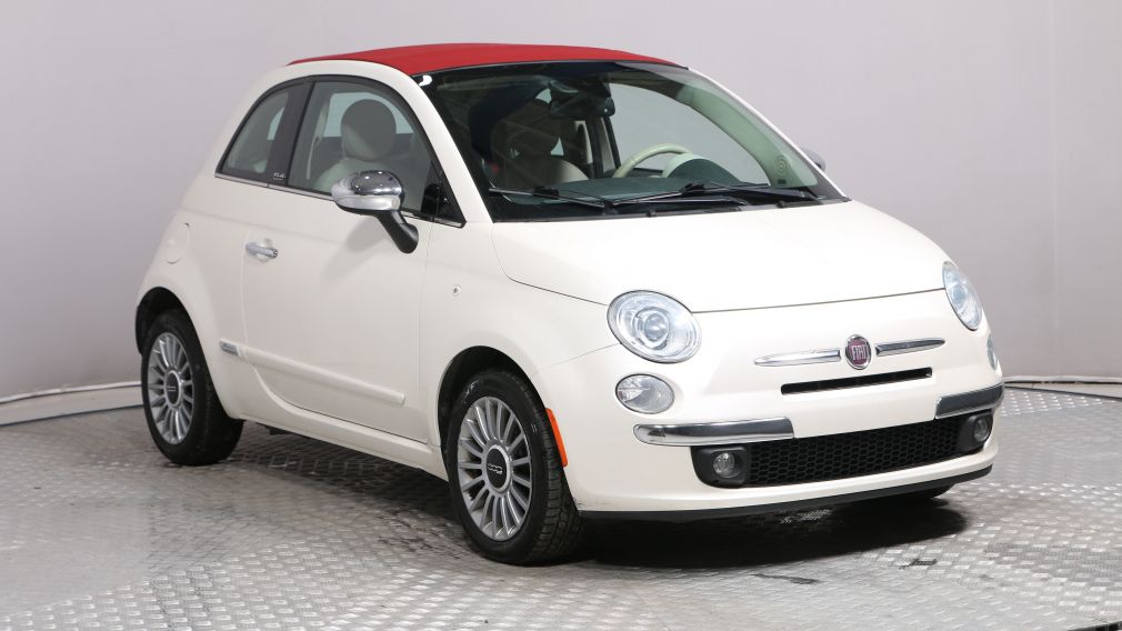 2012 Fiat 500 CONVERTIBLE LOUNGE A/C CUIR MAGS BLUETHOOT #0