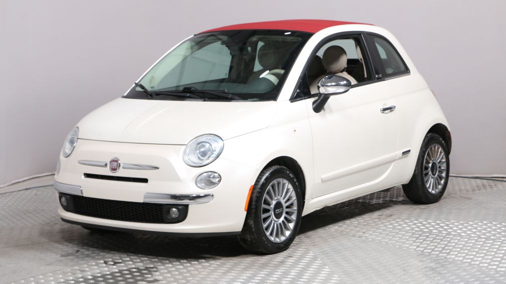 2012 Fiat 500 CONVERTIBLE LOUNGE A/C CUIR MAGS BLUETHOOT #2