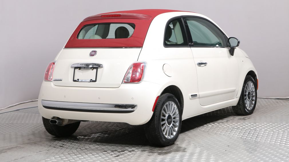 2012 Fiat 500 CONVERTIBLE LOUNGE A/C CUIR MAGS BLUETHOOT #5