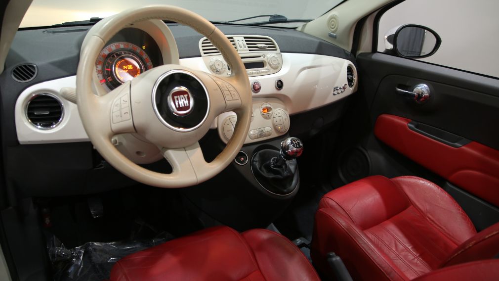 2012 Fiat 500 CONVERTIBLE LOUNGE A/C CUIR MAGS BLUETHOOT #11