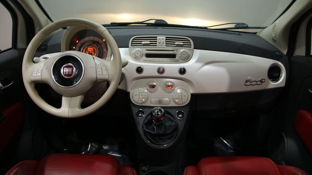 2012 Fiat 500 CONVERTIBLE LOUNGE A/C CUIR MAGS BLUETHOOT #15