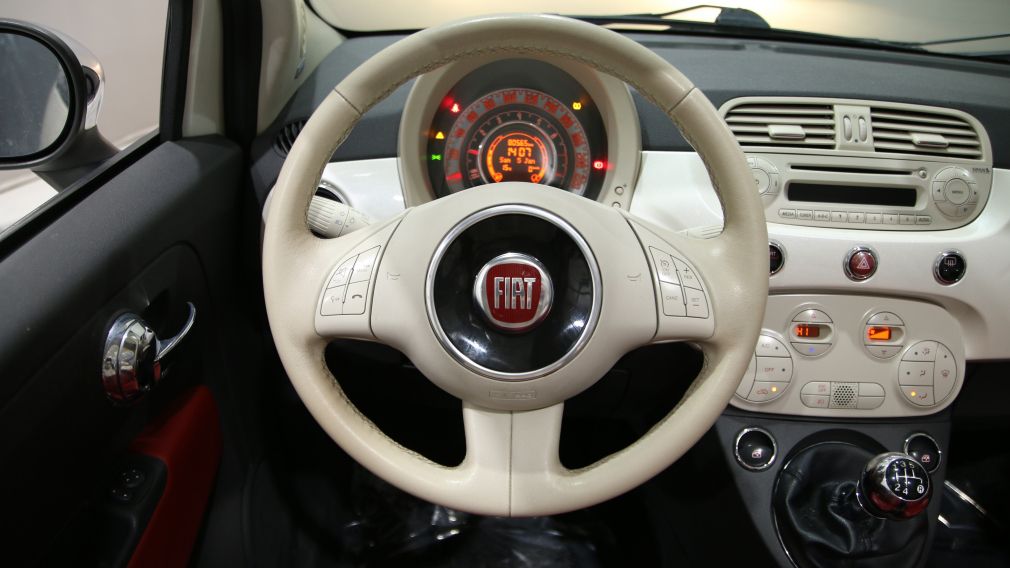 2012 Fiat 500 CONVERTIBLE LOUNGE A/C CUIR MAGS BLUETHOOT #17