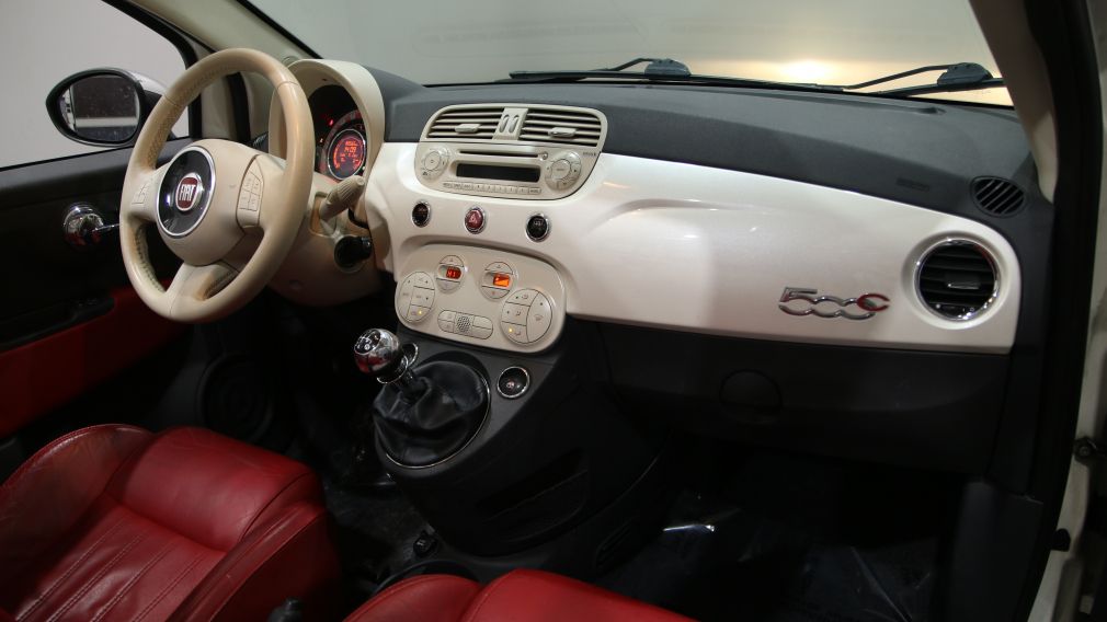 2012 Fiat 500 CONVERTIBLE LOUNGE A/C CUIR MAGS BLUETHOOT #24