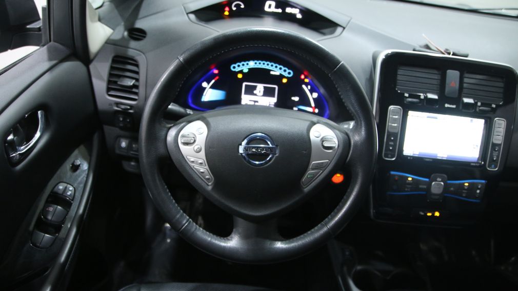 2015 Nissan Leaf SL A/C CUIR NAV MAGS BLUETOOTH CAM 360 #13