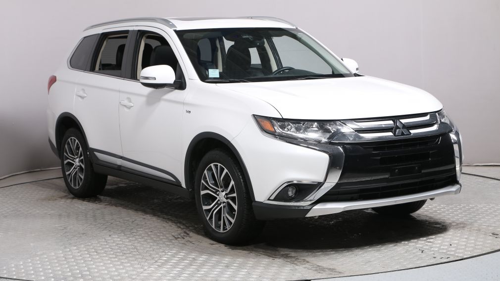 2017 Mitsubishi Outlander GT V6 AWD CUIR TOIT 7 PASSAGERS #4