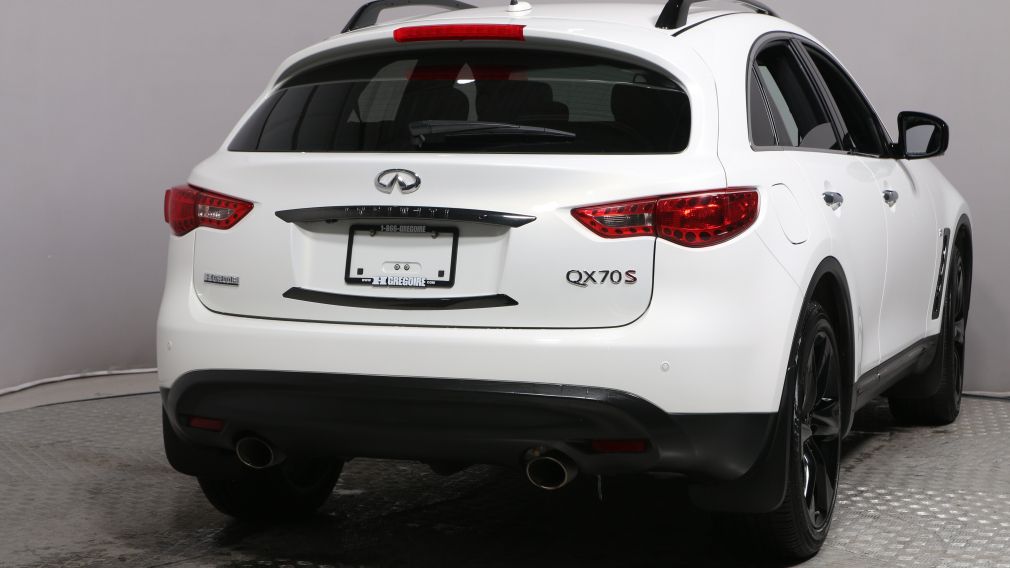 2016 Infiniti QX70 Sport AWD CUIR TOIT NAV MAGS CAM 360 #6